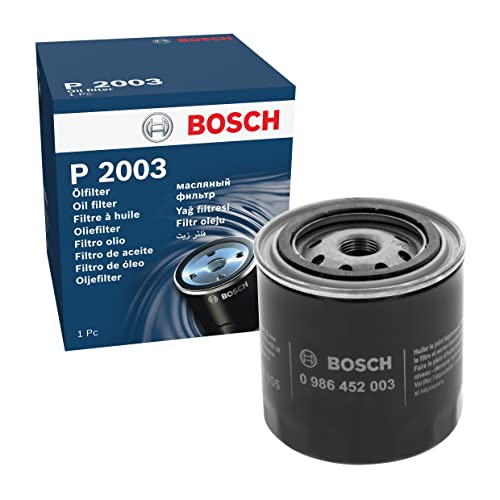 Bosch Automotive P2003 - Ölfilter Auto, 0 986 452 003, schwarz