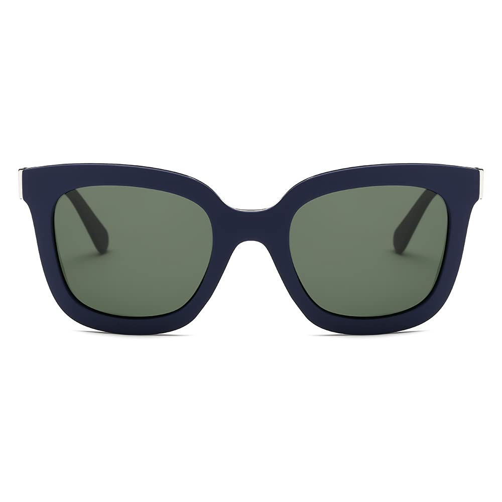 DaseinClassic Square Polarized Sunglasses for Women Vintage UV400 Sun Glasses