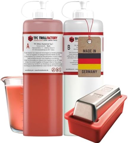 Silikon Kautschuk Typ 15 - 2kg Set Für Formenbau Mittelhart Transluzent