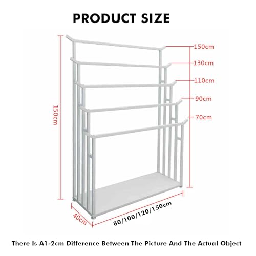 Support rouleaux tissu réglable grand format acier roulettes bobines film - 3