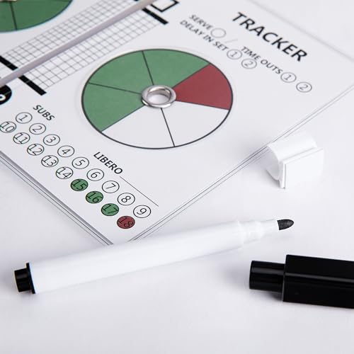 runnico 2pcs volleyball trackersportable volleyball rotation trackers with markersport volleyball rotation trackers for strategy techniques officials referees and coaches