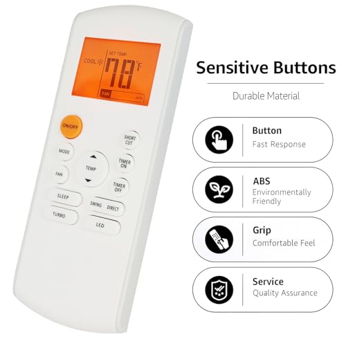 Télécommande ApooDr Mini Split compatible avec climatiseur inverter ASF16 - 4