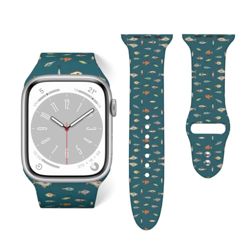SVEFDOC durable fish silicone smartwatch band