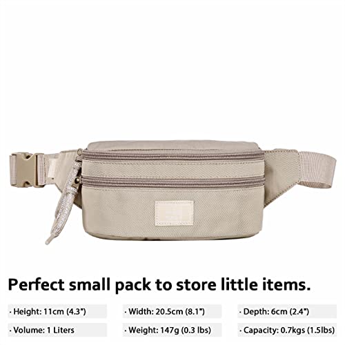 Image of 521s Small Fanny Pack Fashion Waist Bag Cute for Women, Khaki