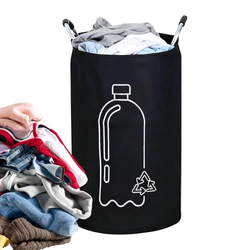 Papelera De Reciclaje Para La Cocina - 82 Litros Separador De Botellas Con Manijas De Aluminio | Basura De Clasificación Selectiva Con Mango De Aluminio | Para Garaje Baño Dortoi