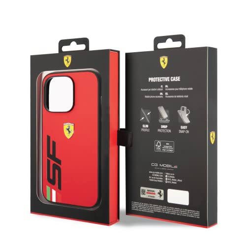 Coque de téléphone iPhone 14 Plus Ferrari durable absorption des chocs rouge - 6