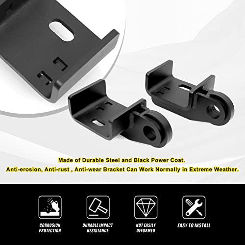 Rulline 2Pcs Hook Bracket Front Tow Hook D Ring Mounting Bracket Compatible With Toyota Tacoma 2009-2021 Replace 88711 #TOP3