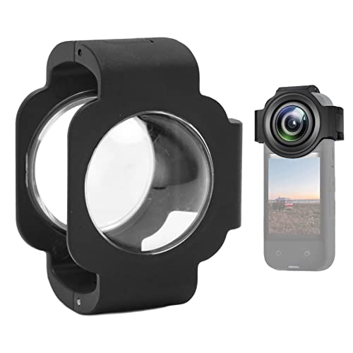 Upgrade Lens Guard for Insta360 One X3, Dustproof Tempered Glass Waterproof High Transparency Lens Cap