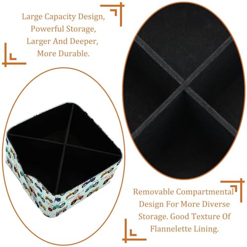 Panier de rangement pour bureau tracteurs avec pot à stylos multi-compartiments - 5
