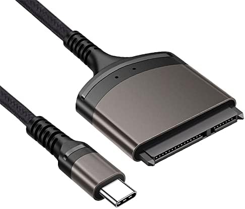 NFHK 5 Gb/s USB-C typu C na SATA 22-pinowy kabel adaptera do laptopa 2,5" dysk twardy SSD