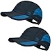 GADIEMKENSD Quick Dry Sports Hat Lightweight Breathable Soft Outdoor Run Cap (Classic Upgrade, Navy)