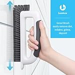 Grout Cleaning Brush, V Shape Stiff Grout Cleaner Brush for Floors Tile Grout Scrubber Bathroom Shower Corner, 1 Pcs - Image 2