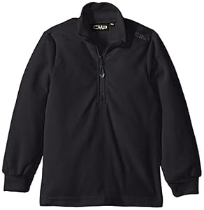 CMP Jungen Fleecepullover Fleeceshirt Schwarz 116