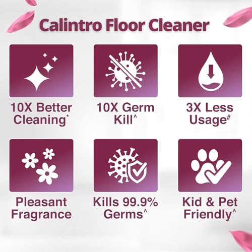 Image of Eco-Friendly Disinfectant Floor & Bathroom Cleaner 5L - Powerful Liquid Cleaning Solution | Kills 99.9% Germs, Removes Stains, Deodorizes & Restores Shine to Surfaces