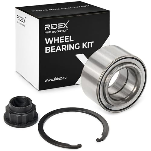 RIDEX 654W0085 Juego de cojinete de rueda Delantero, ambos lados con anillo sensor magnético incorporado compatible con TOYOTA AYGO WNB1, KGB1