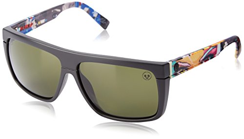 Electric Black Top James Haunt 2.0 Square Sunglasses, 58 mm