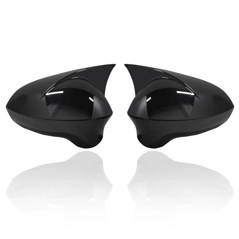 Coque rétroviseur Seat Exeo pour réparer facilement un rétroviseur rayé paire en ABS noir