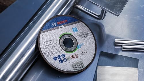 Bosch 1x PRO Stainless Steel Longlife Trennscheibe für kleine Winkelschleifer und 22,23‑mm-Bohrung (für Edelstahl, Ø 125 mm, Professional Zubehör Kleiner Winkelschleifer)