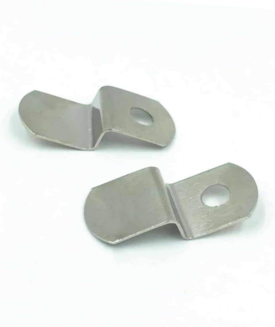 150pcs S Hook Picture Hanging Hardware Hooks Offset Clips for Framing Photo Frame Back Locks Small Nails Picture Hanging Kit Picture Frame Backing Board Photo Frame Accessories (As Shown 3X1.3cm)