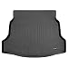 SMARTLINER All Weather Cargo Liner Floor Mat Black for 2017-2019 Honda Civic Hatchback (No Sport or Sport Touring Models)