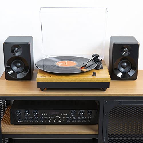 Fenton RP112L Platine Vinyle Bluetooth à 3 Vitesses – Bois Clair, Tourne Disque avec Haut-parleurs intégrés, adaptée… - Les Beatles, Paul McCartney, John Lennon, RIngo Starr, George Harrison Fenton RP112L Platine Vinyle Bluetooth à 3 Vitesses - Bois Clair, Tourne Disque avec Haut-parleurs intégrés, adaptée… – Image 7