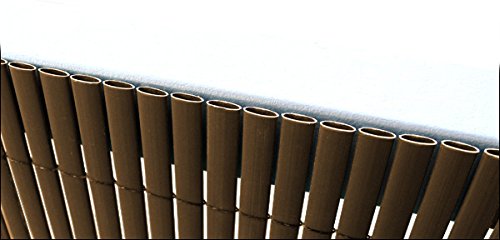 Tappetino Frangivista Per Recinzione (Axl) 150 X 300 Cm Schermo Protettivo In Pvc - Marrone [Neu.Haus] - 4