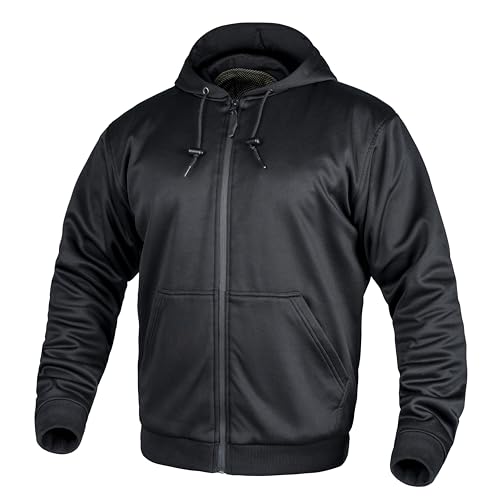 Amazon.com: WICKED STOCK-Motorcycle hoodie-Fully Aramid Lined-CE
