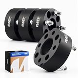 Orion Motor Tech 4x4 Wheel Spacers, Golf Cart Wheel Spacers Compatible with EZGO EZ GO Golf Cart Club Car ATV, 2' Wheel Spacers with 1/2'-20 Studs, Set of 4