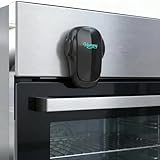 Backofen Kindersicherung [1 Stück] – Baby Ofensicherung ohne Bohren, Herdschutz Kinder, hitzebeständige Kindersicherung Herd – Backofensicherung Kinder & Kindersicherung Backofentür