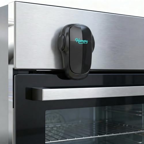 Backofen Kindersicherung [1 Stück] Baby Ofensicherung ohne Bohren Herdschutz Kinder hitzebeständige Kindersicherung Herd Backofensicherung Kinder & Kindersicherung Backofentür