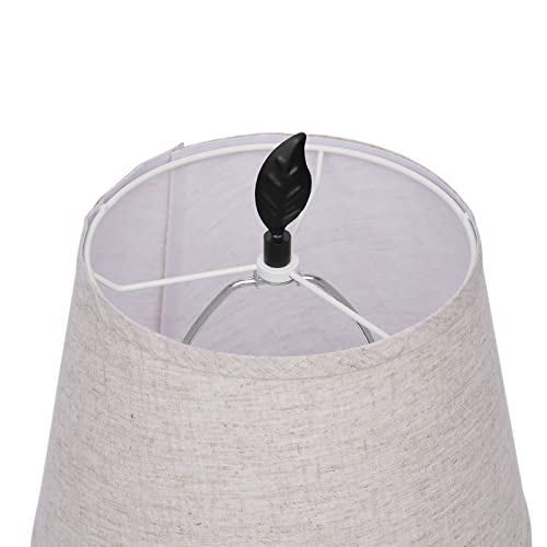 Lámpara de mesa retro con puertos USB y base negra miniatura 4