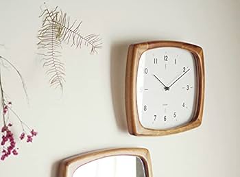 Amazon.co.jp: インターフォルム 掛け時計 電波時計 ニフェル CL