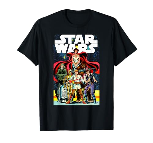 T-shirt Star Wars Vintage Rebel style BD rétro pour homme et femme