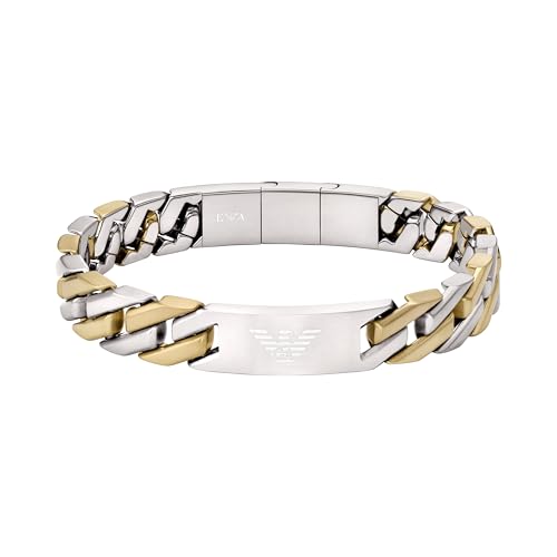 Emporio Armani Men's Stainless Steel ID Bracelet (Model: EGS3314040)