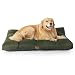 BEDSURE Hundekissen Grosse Hunde waschbar - 111x89cm Hundebett XL für große, mittelgroße Hunde Outdoor gepolstert Hundematte grün in 9cm Höhe, groß XL hundematratze für Haustiere