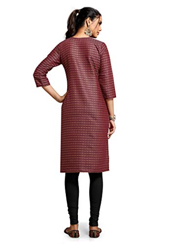 Image of Shiv Textiles Women's Cotton Regular Fashion Kurti