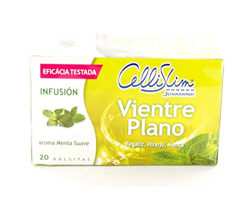 JUVAMINE - Infusión Vientre Plano - Sabor Menta Suave - 20 Bolsitas Cover