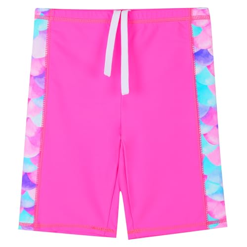 Image of TFJH E Girls Long Sleeve Two Piece Rash Guard Set UPF 50+ 3-13 Y | Stretchy & quick-dry fabric, breathable & lightweight, UPF 50+ sun protection, ideal for pool beach vacation