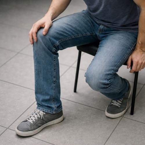 Knee advances before balance responds