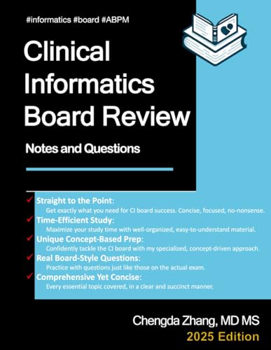 Clinical Informatics Board Review: Notes and Questions