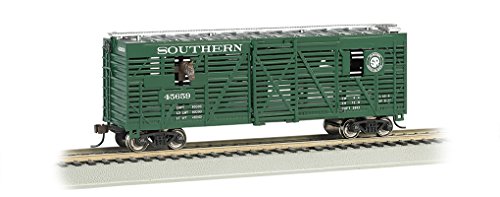 Bachmann 40' Animated Stock Car - SOUTHERN with HORSES - HO Scale