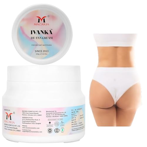 Ivanka Leg Brightening Detan Pack For Tan Removal | Sun Tan Removal Cream for Men & Women | De-Tan Face & Full Body Cream | Natu