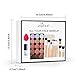 Pure Vie 15 Colors Hydrating & Long-Lasting Cream Contour Palette Color Corrector Cream Concealers For Camouflaging Discoloration Dullness + 11 Pcs Foundation Blush Powder Eye Shadows Makeup Brushs