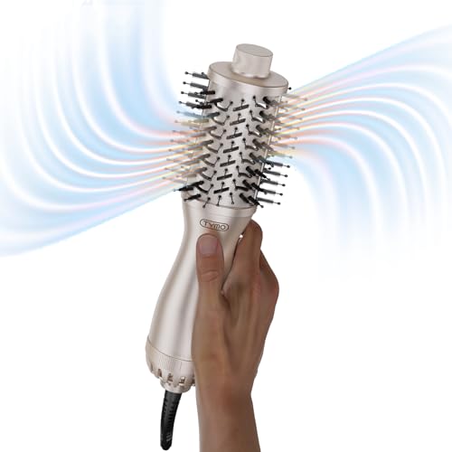 TYMO 2.0 Hair Blow Dryer Brush - Blowout Hot Air Brush, One Step Volumizer, Upgraded 2 Inch Barrel...
