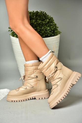 Resim fox SHOES R312102404 Paraşüt Kumaş Kadın Bot 