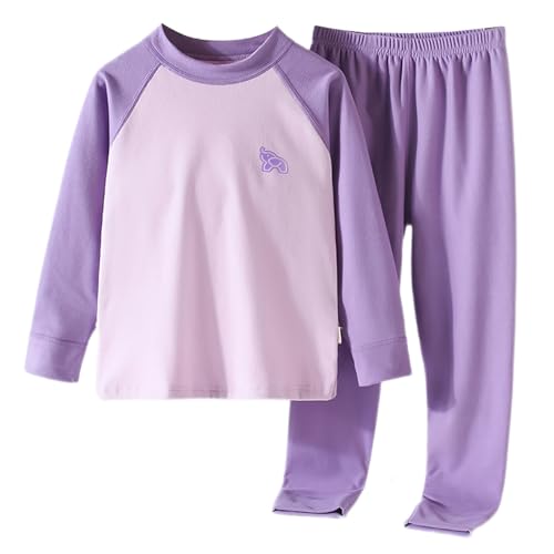 Boys Girls Cotton 𝐏ajamas Long Sleeve Tops + Wide Leg Pants Fall Winter Sl𝐞epwear Loung𝐞wear Set Teen Kids Toddler 𝐏𝗝s