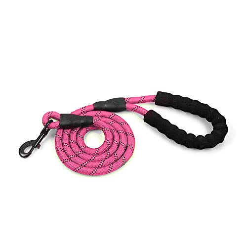 Festnight Cão de nylon reflexivo Dog Leash Dog Corda de escalada Corda de cão Chain Traction para Pe