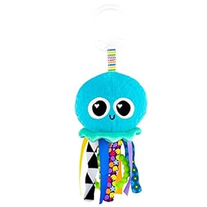 LAMAZE L27194 Mini Clip & Go Sprinkles The Jellyfish, Clip on Pram and Pushchair Newborn, Sensory Toy for Babies Boys…