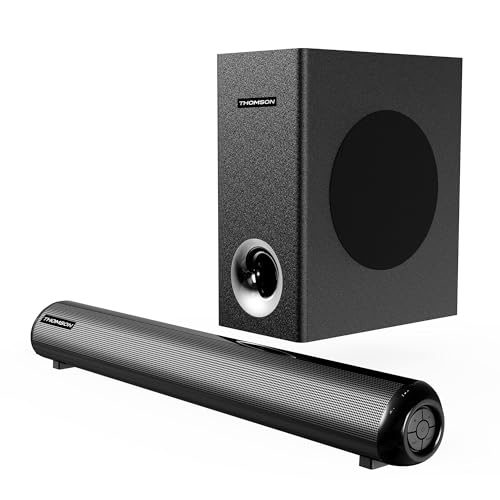Image of Thomson 120 Watt Bluetooth Soundbar with Subwoofer I Alphabeat120, Bass Woofer, Home Theatre Speaker System BT v5.1 120 W