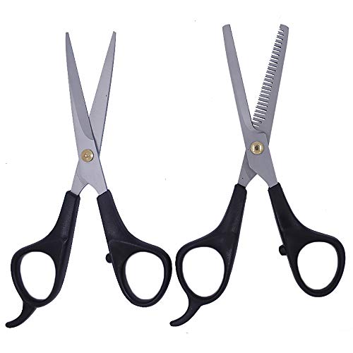 HXNINE Professional Barber Salon Hair Cutting Scissors Thinning Shears Styling Tool Hairdressing Set